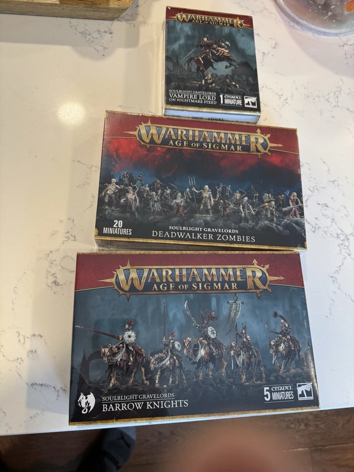 Barrow Knights,zombies, Vampire Lord  Soulblight Grave Warhammer Age of Sigmar - Image 1 of 1