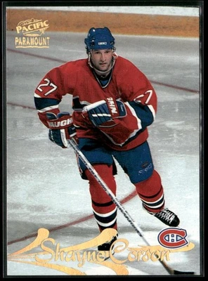 1997-98 PACIFIC PARAMOUNT SHAYNE CORSON MONTREAL CANADIENS #93 - Image 1 of 3