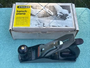 Vintage Stanley Bailey No. 4 Smooth Bottom Hand Wood Plane in Original Box - Picture 1 of 15