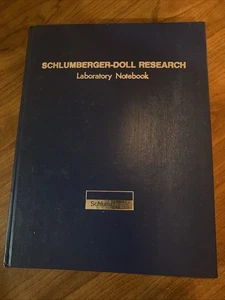 schlumberger - Puppe Forschungslabor Notizbuch B 100 P Patentrechte - Bild 1 von 12