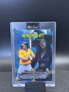2025 Wild Card Haunted Hits  Nick Kurtz  Monster Hit Shimmer  Witch 1/1 - Picture 1 of 2
