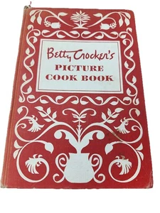 Vintage 1950 Betty Crocker's Picture Cook Book Binder First Edition & Printing - Picture 1 of 8