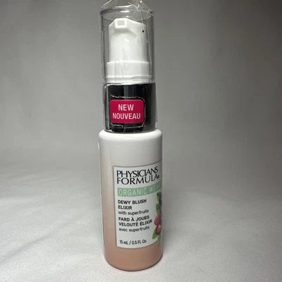 Physicians Formula Organic Wear All Natural Dewy Blush Elixer Choice Of Shade - Image 1 of 4