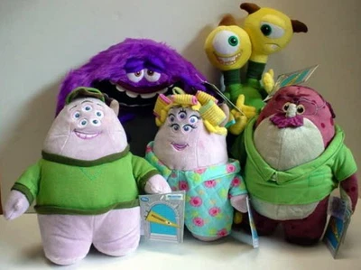 Peluche Monsters University NUEVO Mrs Squibbles Terri Terry Don Carlton arte blando Foto 1 de 4