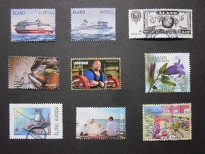 Aland, small lot of stamped stamps from 2014 - Picture 1 of 1