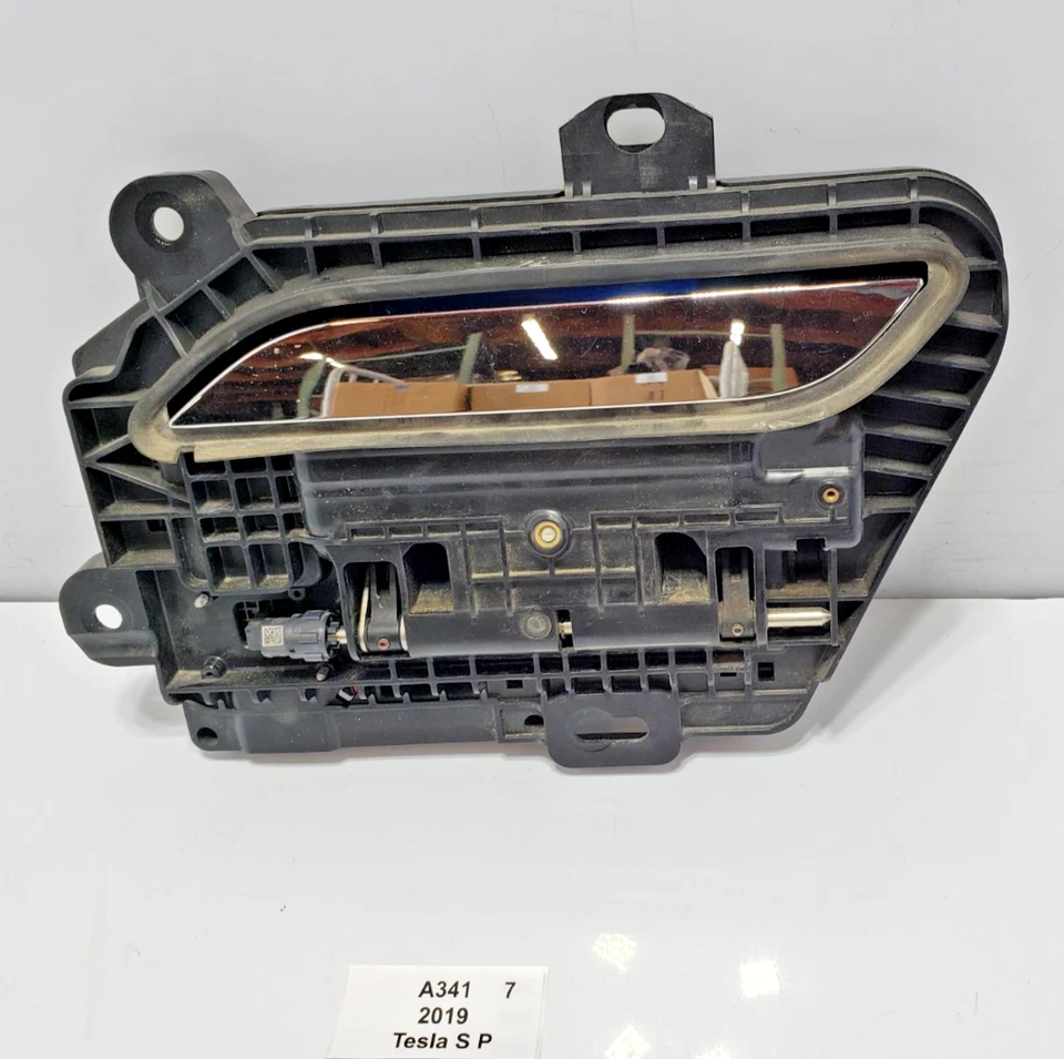 ✅ 2016-2020 OEM Tesla Model S maçaneta externa traseira esquerda do lado do motorista cromada - Imagem 1 de 4