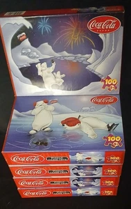 Juego de 5 rompecabezas de oso polar precintados de Coca Cola - Imagen 1 de 1