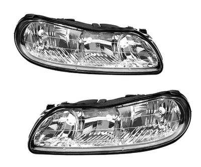 Conjunto de faros compatible con Chevy Malibu 1997-2003 / Oldsmobile 1997-1999 Foto 1 de 4