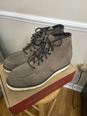 Para Hombres Red Wing 8863 Moc Puntera Pizarra Mula Skinner 12D Fábrica 2nds Apenas Usado Foto 1 de 4