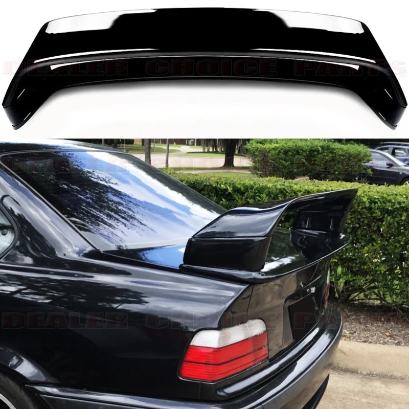 1992-1997 1998 BMW e36 94-99 M3 LTW High Style Trunk Spoiler Wing GLOSS BLACK - Image 1 of 4