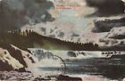 Postcard Willamette Falls Oregon OR Moonlight Divided Back 1908