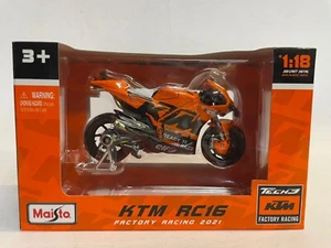 Maisto KTM RC16 Factory Racing #9 Petrucci MotoGP 2021 1/18 36376#9 - Bild 1 von 3
