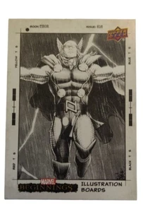 2022 UD Marvel Beginnings Illustration Boards #IB-6 Thor - Picture 1 of 2