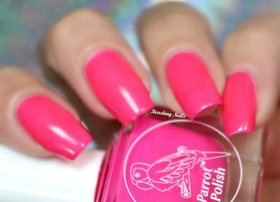 Parrot Polish Piranha Pink Neon Nail Polish - Image 1 of 4