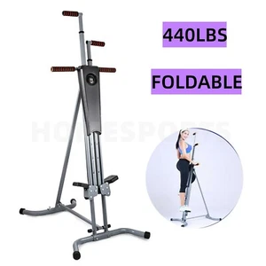 Vertical Climber Home Gym Workout Climbing Equipment Exercise Machine Foldable - Picture 1 of 12