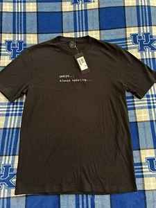 Oakley Always Updating Black Short Sleeve Custom Fit T-Shirt Men's Size Medium M - Picture 1 of 7
