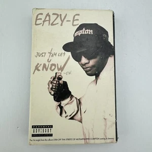 Just Tah Let U Know by Eazy-E (Cassette Single, 1995, Ruthless) TESTED - Picture 1 of 3