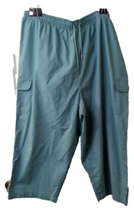 Hastings & Smith, Pantalón Médico Recortado Mujer, Verde, Talla 36x22, Nuevo Con Etiquetas - Imagen 1 de 4