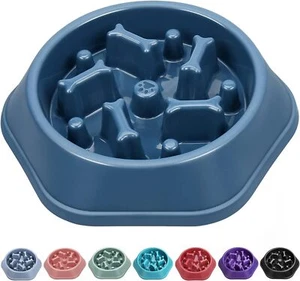 Slow Feeder Dog Bowl – Anti-Choke Puzzle Dish for Small & Medium Pets, Non-Slip - Picture 1 of 7