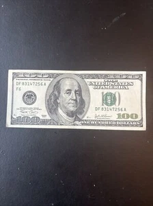 $100 bill (One Hundred Dollar Bill) - Series 2003 (Very Lightly Circulated) - Picture 1 of 2