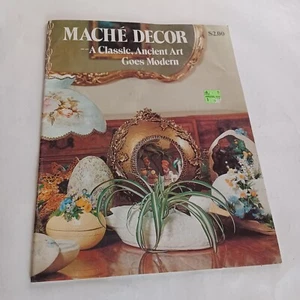 Vintage 1975 Mache Decor Natalie Bulgar Instruction Book 23 pgs - Bild 1 von 6