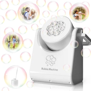 Seifenblasenmaschine Automatische Seifenblasen Maschine für Hochzeit 18000+ Bubb - Bild 1 von 9
