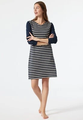 Schiesser Camicia da Notte Donna 95 CM Lunghe Vestaglia 36 38 40 42 44 46 48 50 - Imagen 1 de 4