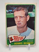 ⚾DENNIS BENNETT 1965 Topps Baseball #147 Boston Red Sox Vintage Baseball Card⚾