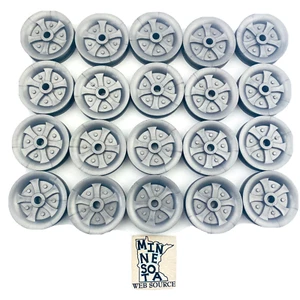20 NEW Knex 2-Inch Silver Pulleys 2" - K'nex Stem Engineering Physics Parts - Picture 1 of 4