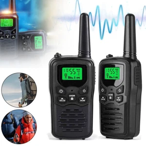Profi Walkie Talkie UHF Funkgeräte Handfunkgerät Sprechfunkgeräte 400-470MHz - Bild 1 von 12