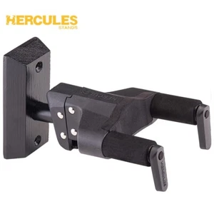 Hercules GSP38WBK PLUS Auto Grip System Wall Mount Guitar Hanger Short Arm Black - Picture 1 of 2