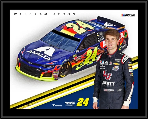 William Byron 12" x 15" Axalta Sublimated Player Plaque Cover