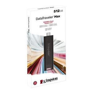 Kingston 512GB DataTraveler Max USB 3.2 Gen 2 Type C Flash Drive - Afbeelding 1 van 3
