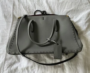 Coach 1941 Cooper Carryall remaches gris brezo cuero guanteteado 31932 Rogue - Imagen 1 de 12