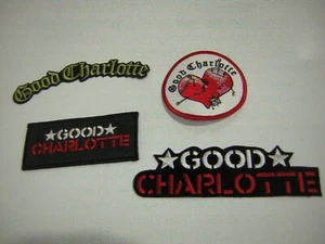 GOOD CHARLOTTE PATCH LOT OF 4 VINTAGE 2002 -2003 JOEL MADDEN - Picture 1 of 4