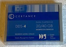 Certance DDS4 Data Tape Cartridge 20/40GB CDM40 NEW SEALED