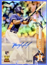 2020 Topps Chrome Update Yordan Alvarez Auto Refractor RC Rookie Card RDUSA-YA