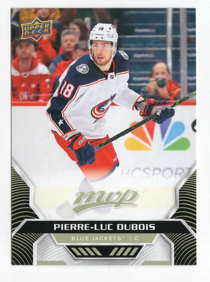 2020-21 Upper Deck MVP 79 Pierre-Luc Dubois Columbus Blue Jackets Card - Image 1 of 1