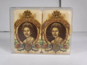 Queen Elizabeth Soap Silver Jubilee 2 Pack - Picture 1 of 6
