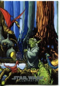 Star Wars Empire Strikes Back Illustrated Movie Poster Chase Card MP-6 - Picture 1 of 1