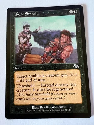 MTG Magic The Gathering Judgment Toxic Stench Common LP - Image 1 of 2