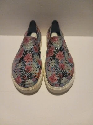 Zapatos mocasines sin cordones florales Crocs estilo 204623 para mujer talla 11 de EE. UU. Foto 1 de 4