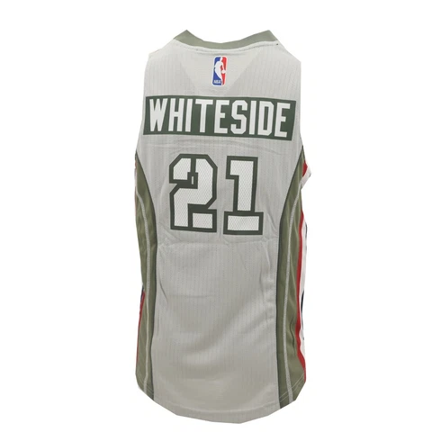 Miami Heat NBA Adidas Youth Size Hassan Whiteside Home Strong Swingman Jersey Cover