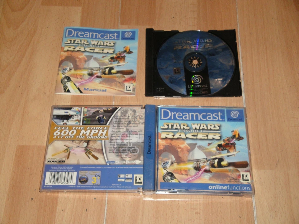 STAR WARS RACER EPISODE I BY LUCASARTS FOR SEGA DREAMCAST IN GOOD CONDITION - Imagen 1 de 1