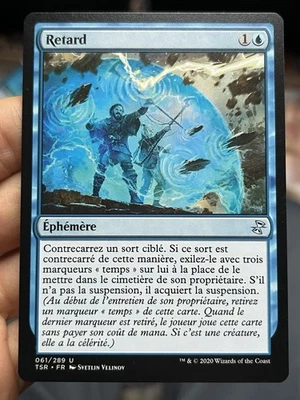 FRENCH 🚫 Delay / Retard 🚫 NM 🚫 Time Spiral Remastered 🚫  Mtg (1988) - Image 1 of 4