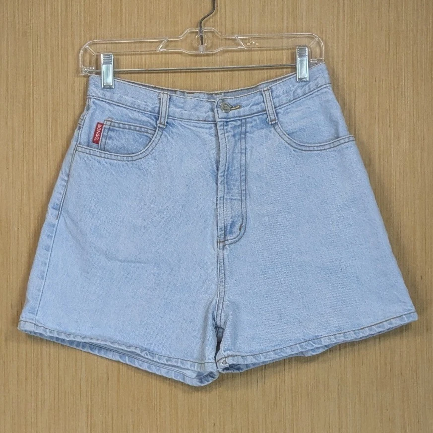 Pantalones Cortos Jeans Bongo Denim Vintage Mamá Retro tiro alto lavado claro para niños 11 EE. UU. Foto 1 de 4
