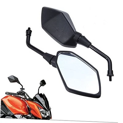  MT252-020-BK Black Left and Right Rearview Mirrors Compatible with Kawasaki  - Image 1 of 4