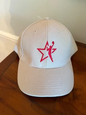 WNBA Logo Vintage Snapback Women’s Basketball Cap Hat Tan EUC - Image 1 of 4