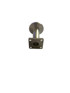 Aluminum Vacuum Adapter ISO-KF Flange to 4-Bolt Square Mount w/ Kalrez O-Ring - Picture 1 of 11