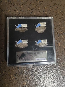 NFL Detroit Lions Stadium History Pin Set Limited Edition - Only 1000 made - Neu - Bild 1 von 5